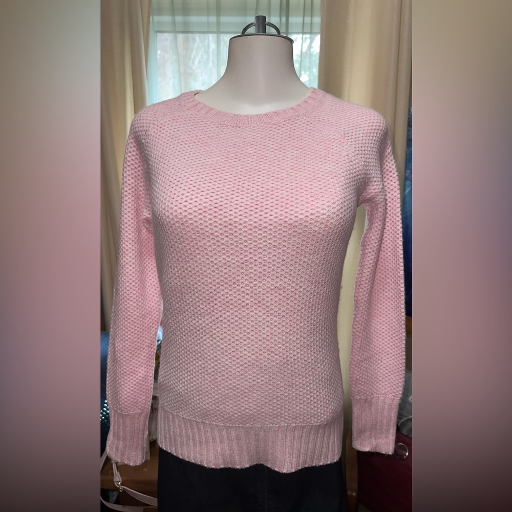 NWOT soft pink knit coquette dollette sweater